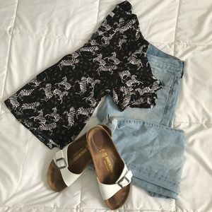 Zara Zebra Top